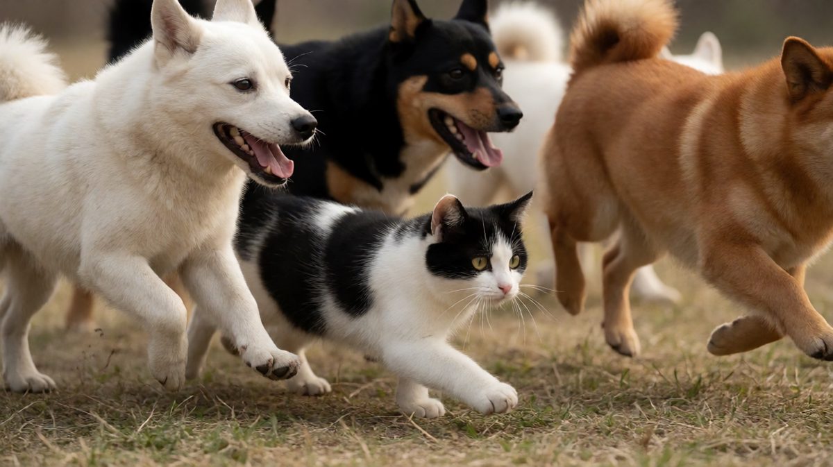 猫：只要我跑得够快，你们就不会发现我是猫！