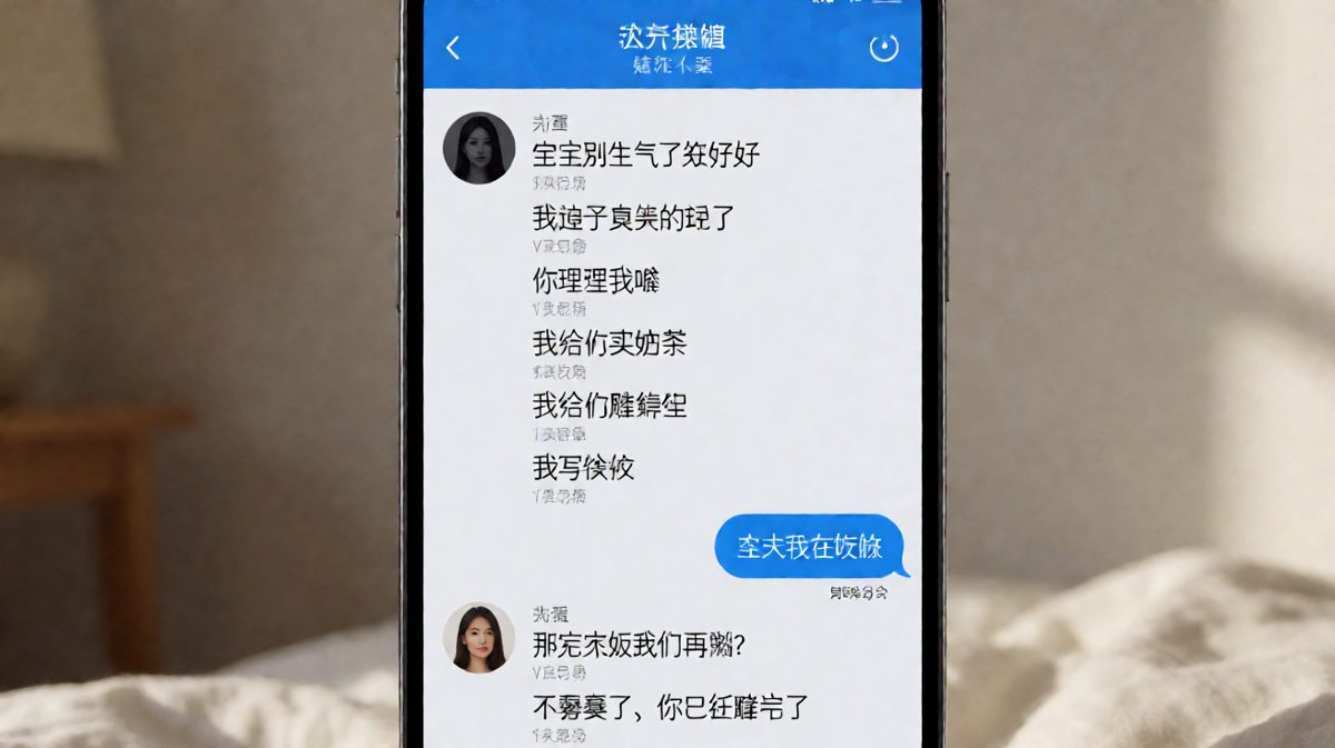 冷战三小时，原来她只是在吃饭