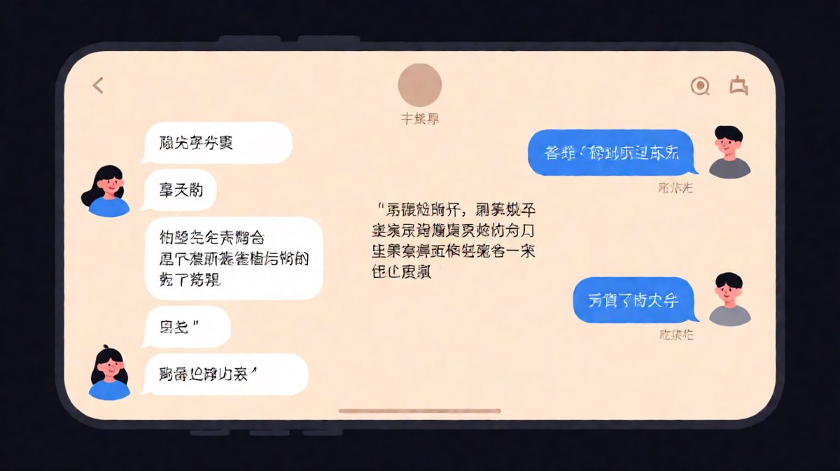 女生试探性说'你觉得我胖吗'，男生秒回'没有'，女生得意，结果下一条消息是'只是在我眼里胖了一点'，经典求生欲翻车现场。