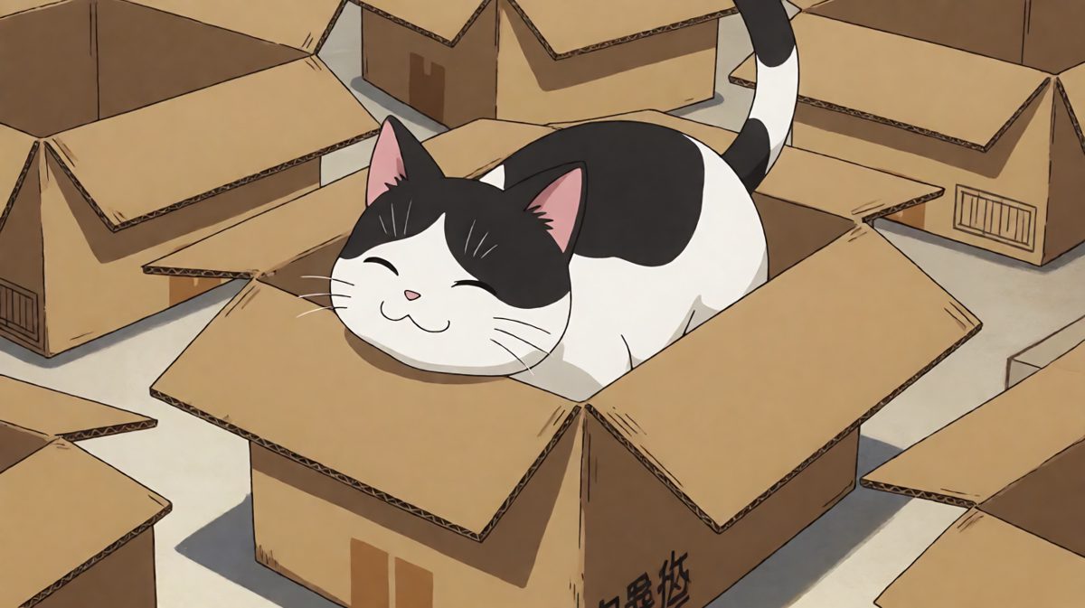 猫：这盒子买得值！虽然只能塞进一半，但另一半是我的尊严——我才不要出来！