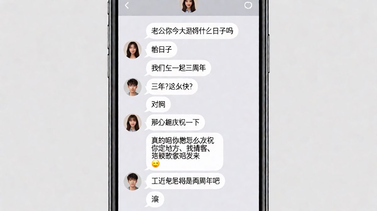  Anniversary记错成两周年，直男男友的经典翻车现场