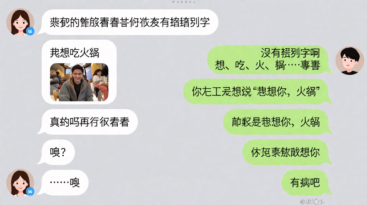 女生试探性撒娇，男生直男式反转反而赢了