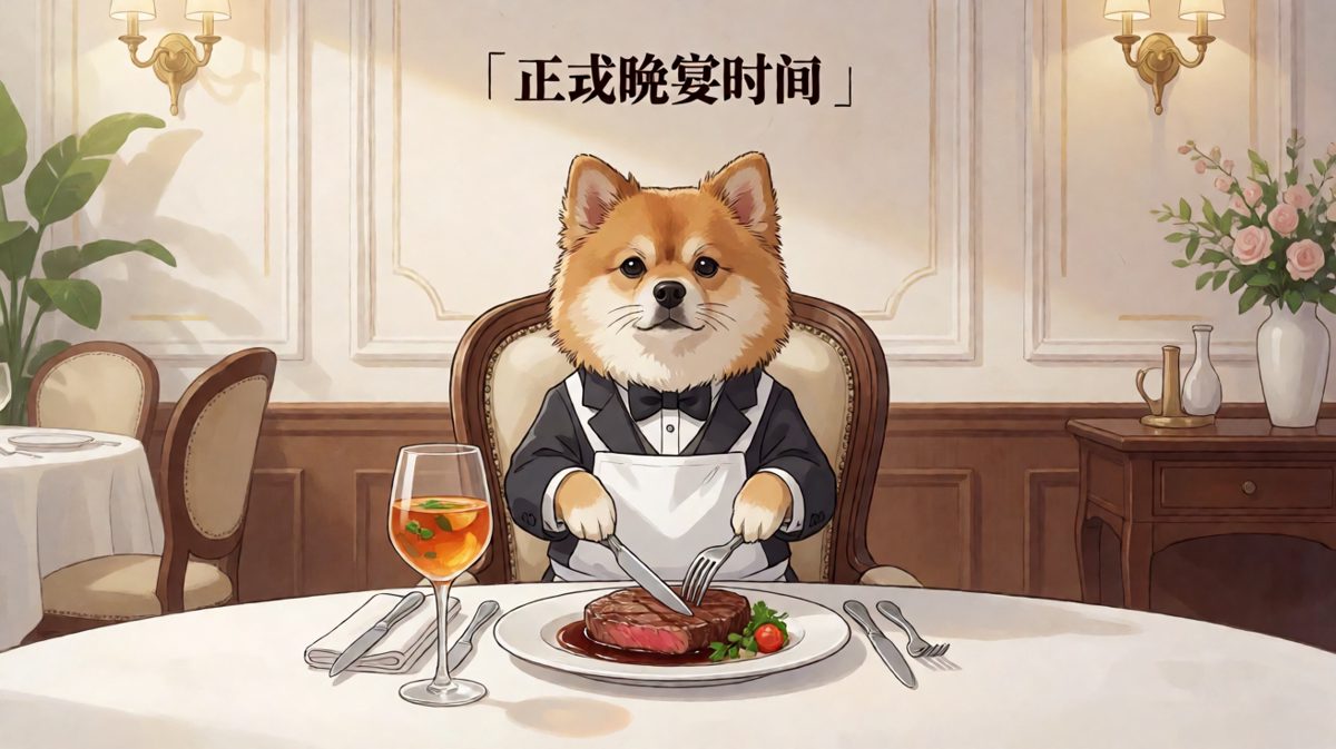 汪星人：今天的晚餐，必须吃得有仪式感！