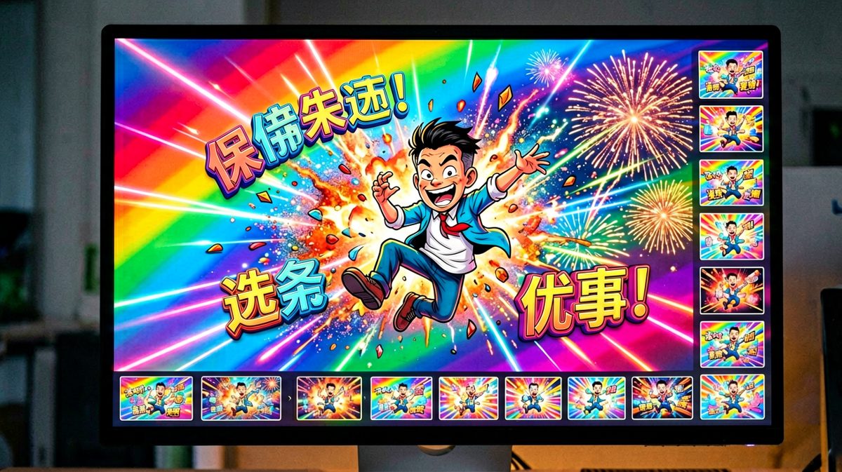 这就是他花了八小时做出来的PPT，每一页都是视觉盛宴