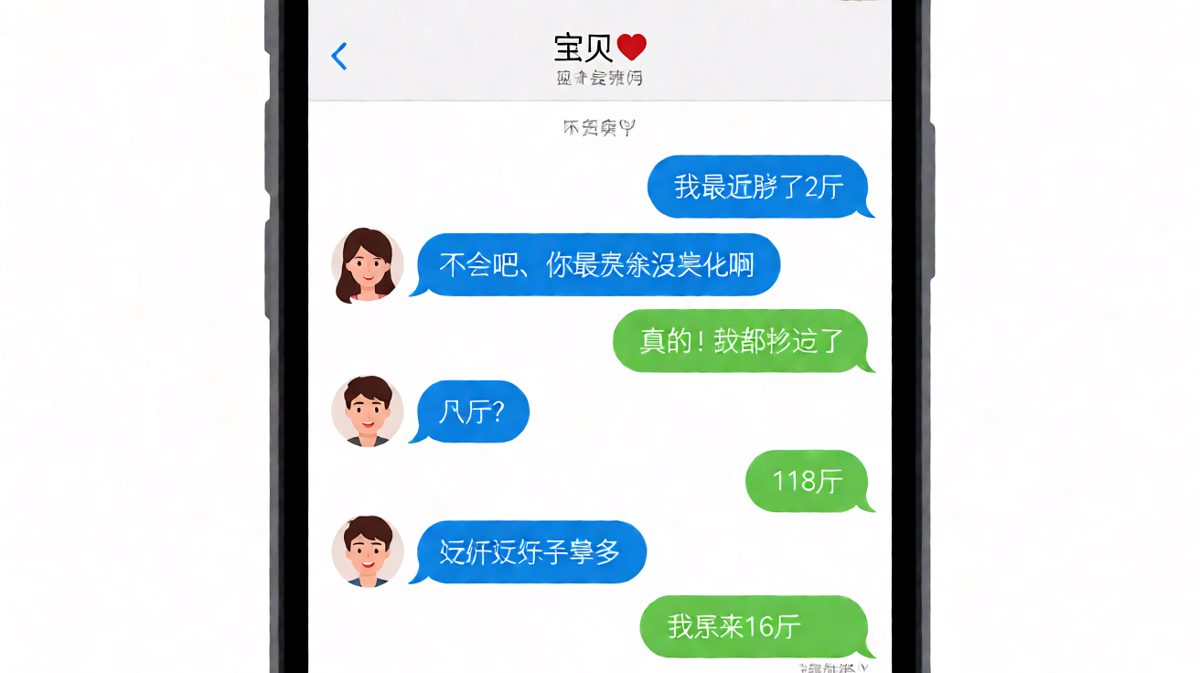 【体重危机】女生报完体重后，男生的沉默震耳欲聋