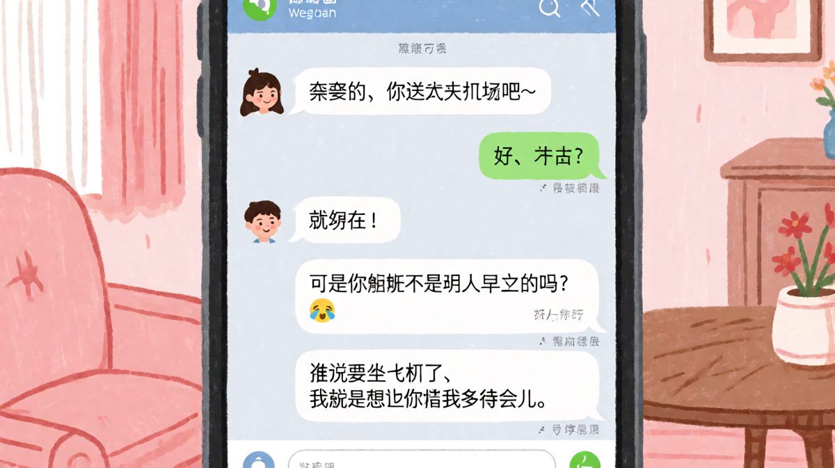 送机变送心，航班取消但陪伴不会取消