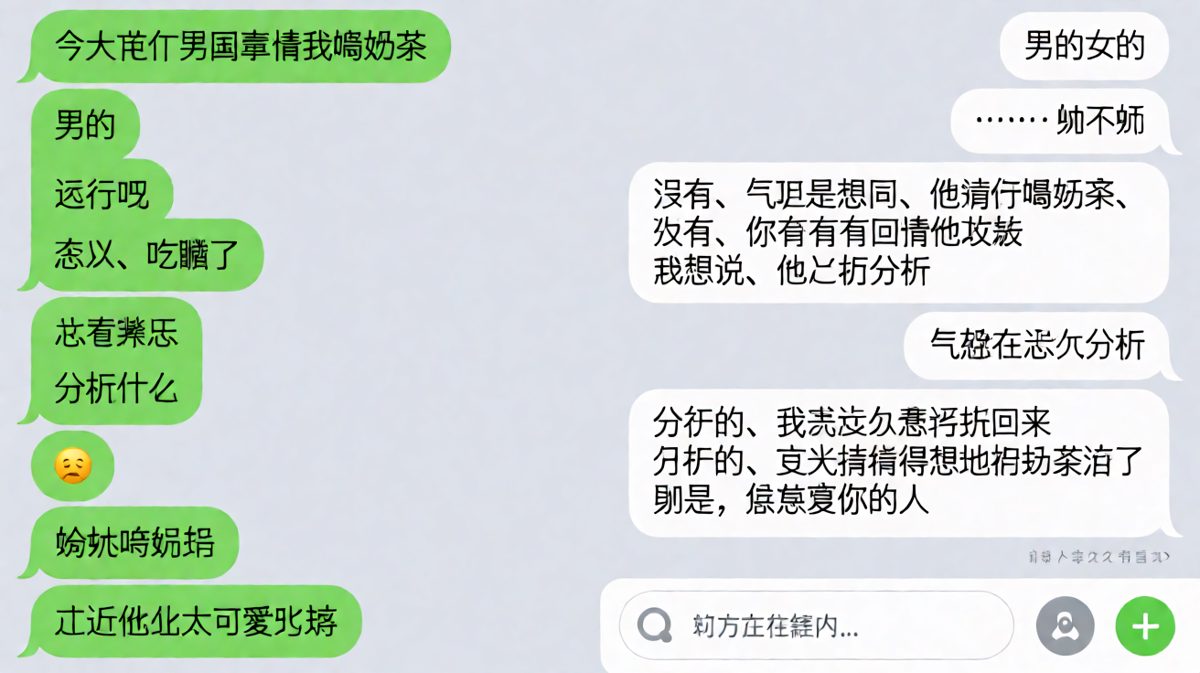 吃醋都能吃出高级幽默感