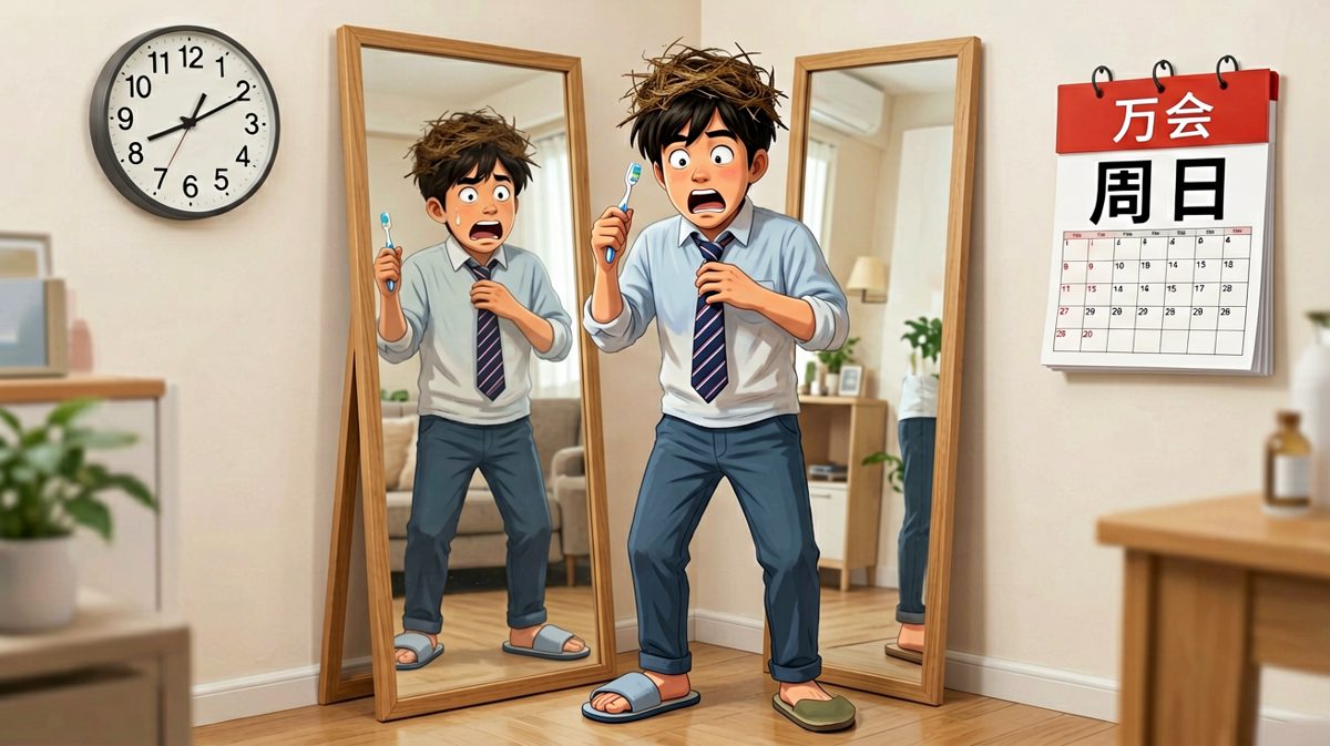 醒来自我催眠：今天是周一……等等日历不对劲？