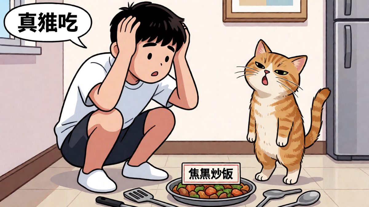 最后连猫都离家出走了