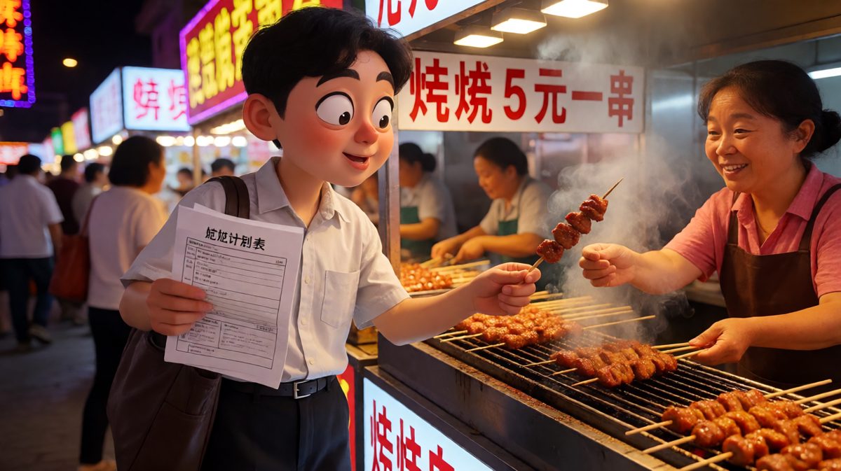 路过烧烤摊的内心挣扎