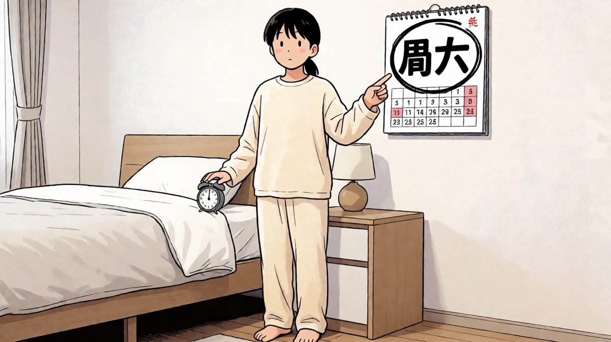 等等……今天是周六？