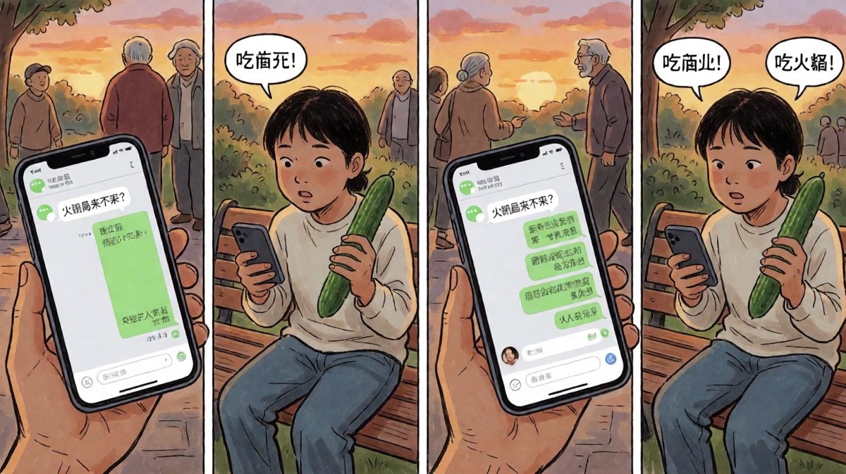 朋友约火锅，内心上演拔河比赛