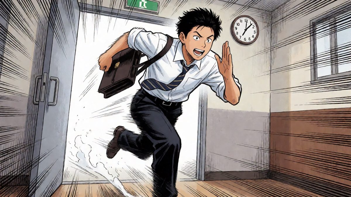 快迟到了！快迟到了！
