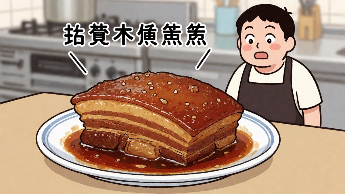 端上桌的那一刻……这是红烧肉还是黑炭？