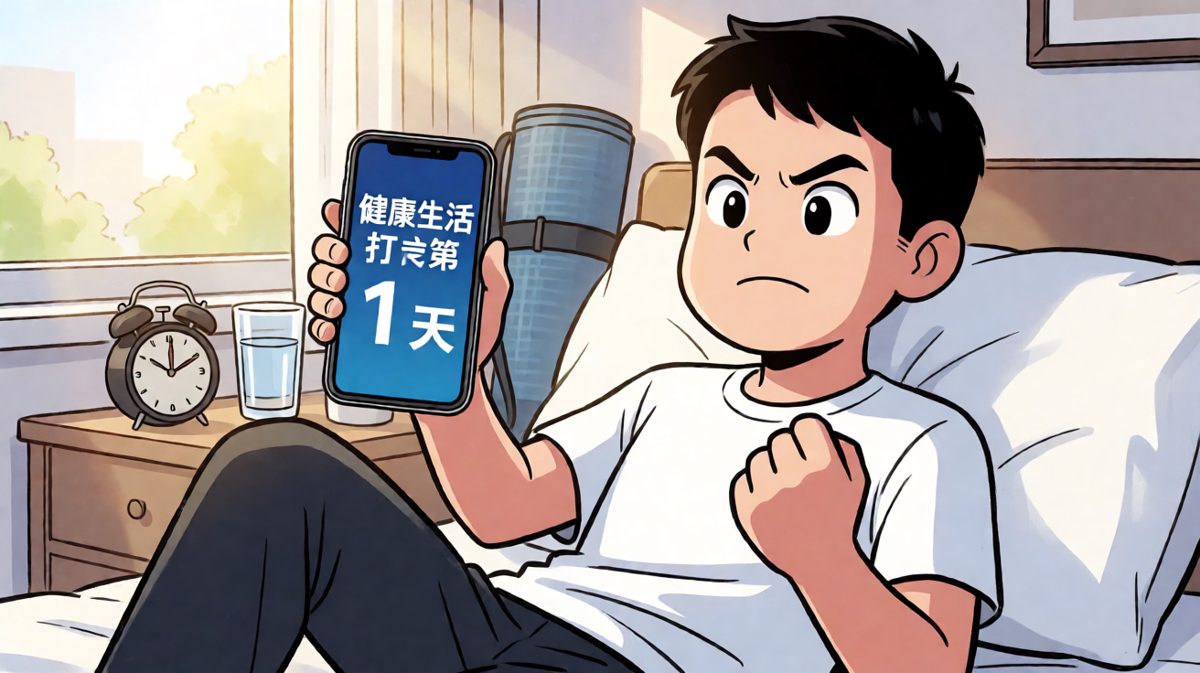 第1格：雄心壮志的健康计划启动日