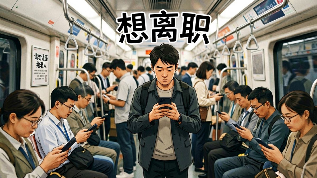 班味太重，已融入地铁座椅