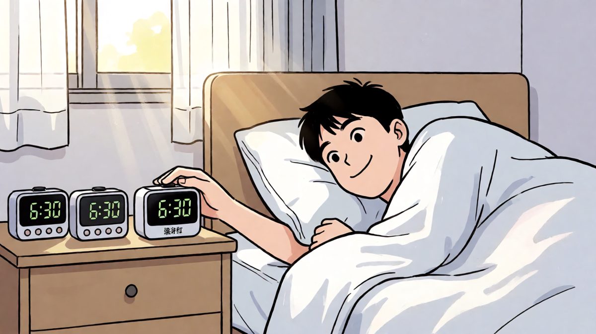 6:30的闹钟？小事一桩，继续睡。