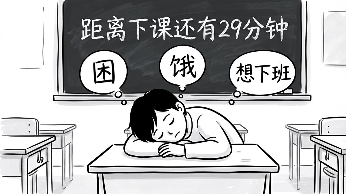 课堂时间的相对论：一分钟像一小时