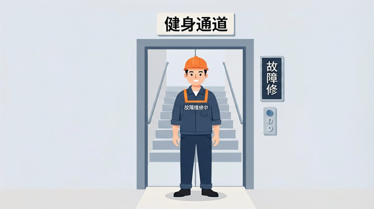 当物业给你安排免费健身福利时