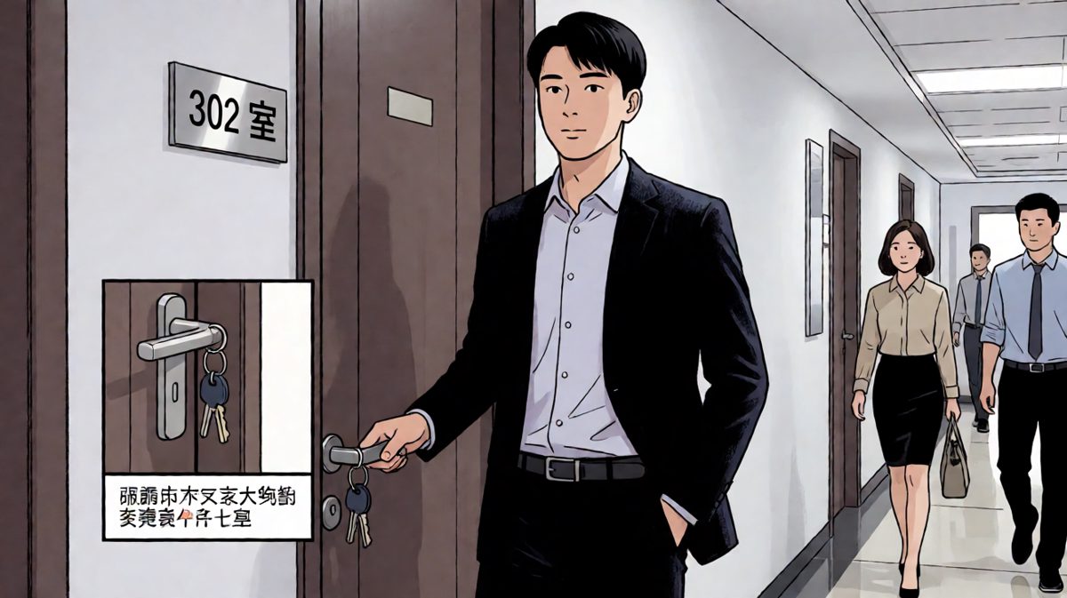 到公司才发现钥匙忘带了