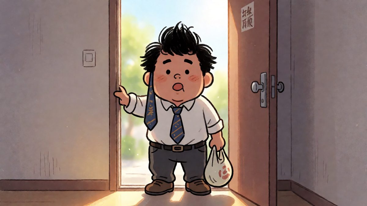 虽然很狼狈，但打工人的早晨必须冲！