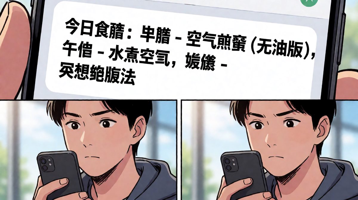 AI给出了离谱的减肥食谱