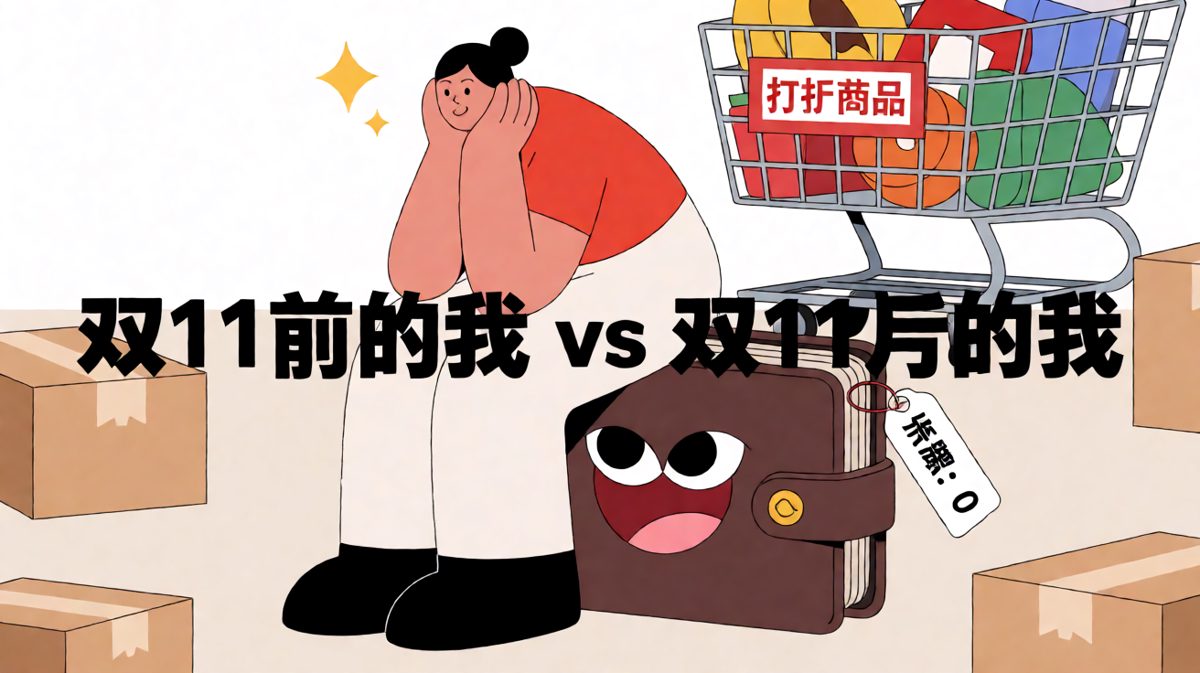 购物节结束，钱包比脸还干净