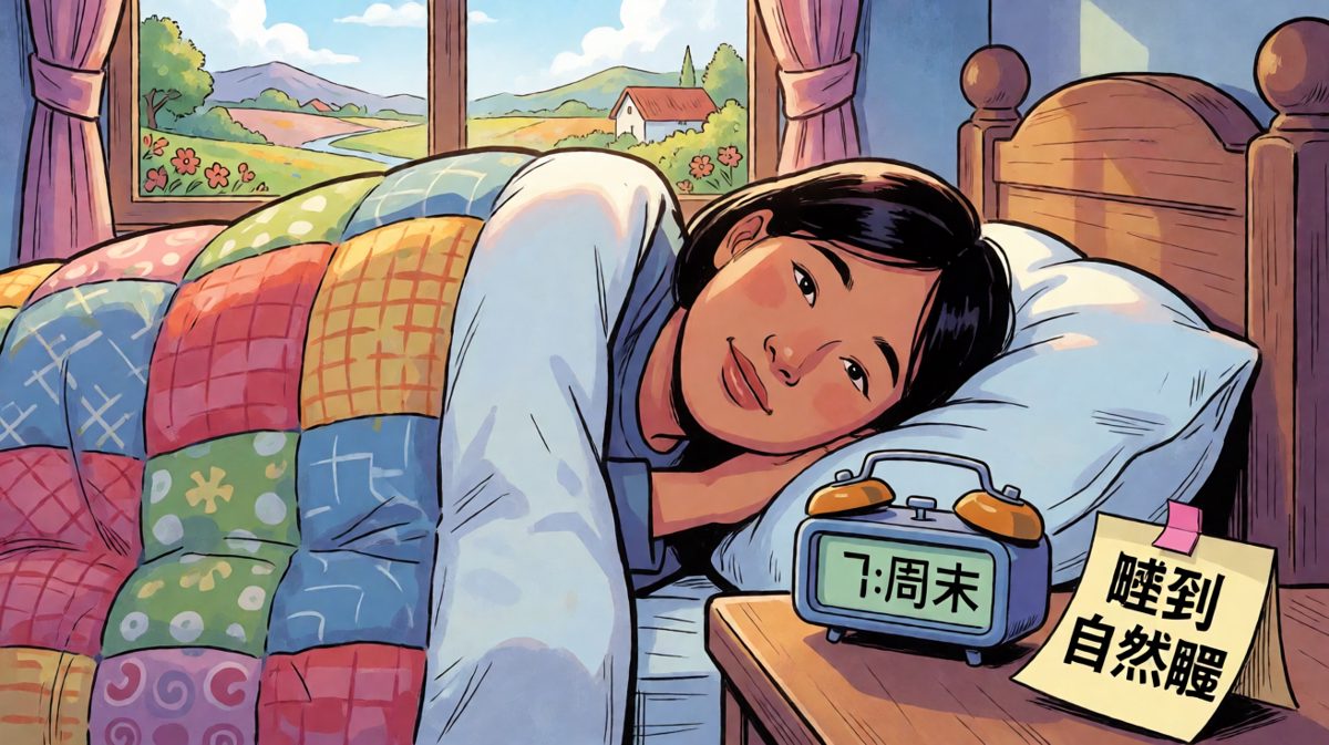 周末的起床哲学：五分钟后再起，已经是下午了