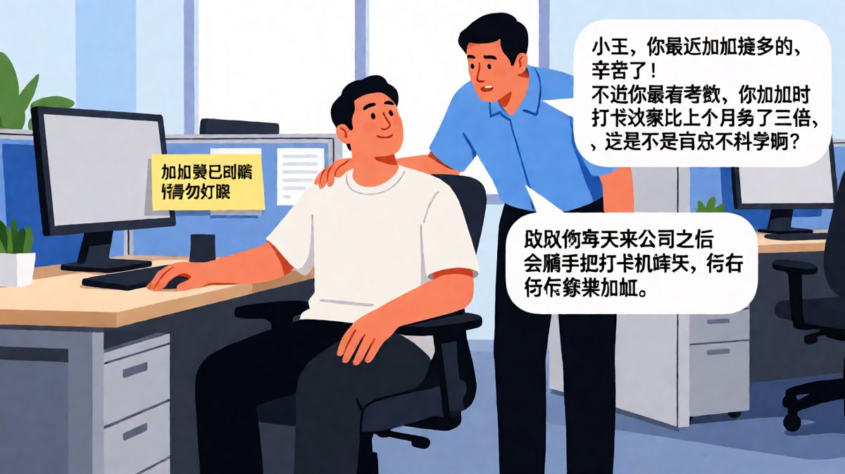 老板关心加班，结果被员工反向教育