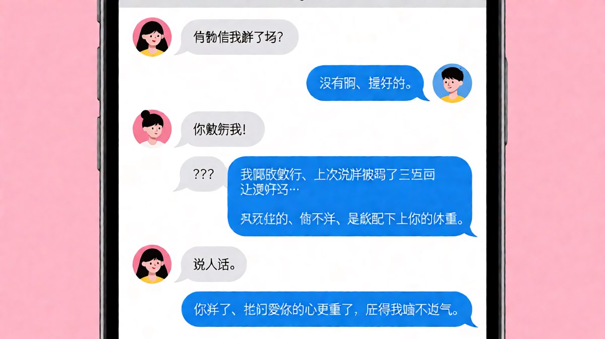 经典送命题之'你胖了吗'的反转回答