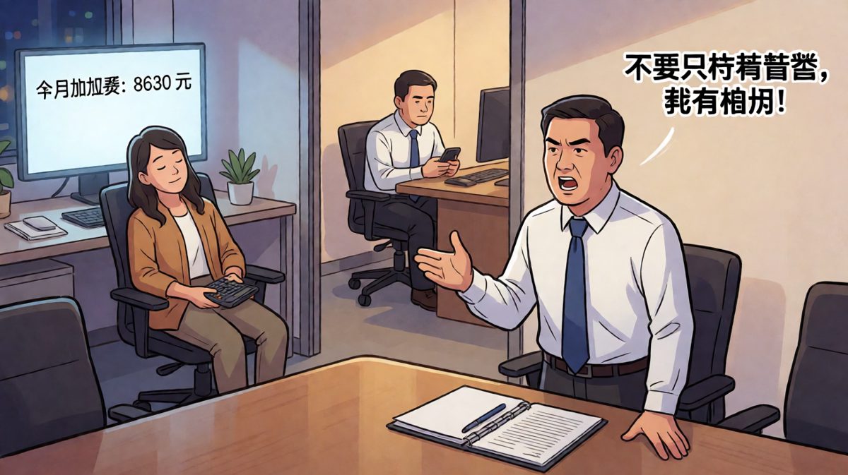 老板：不要计较薪资！员工：好的（梦里仍在按计算器）。