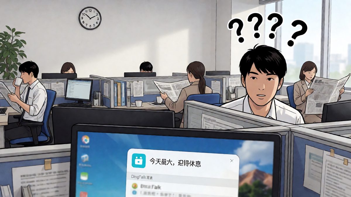 冲到公司才发现今天是周六
