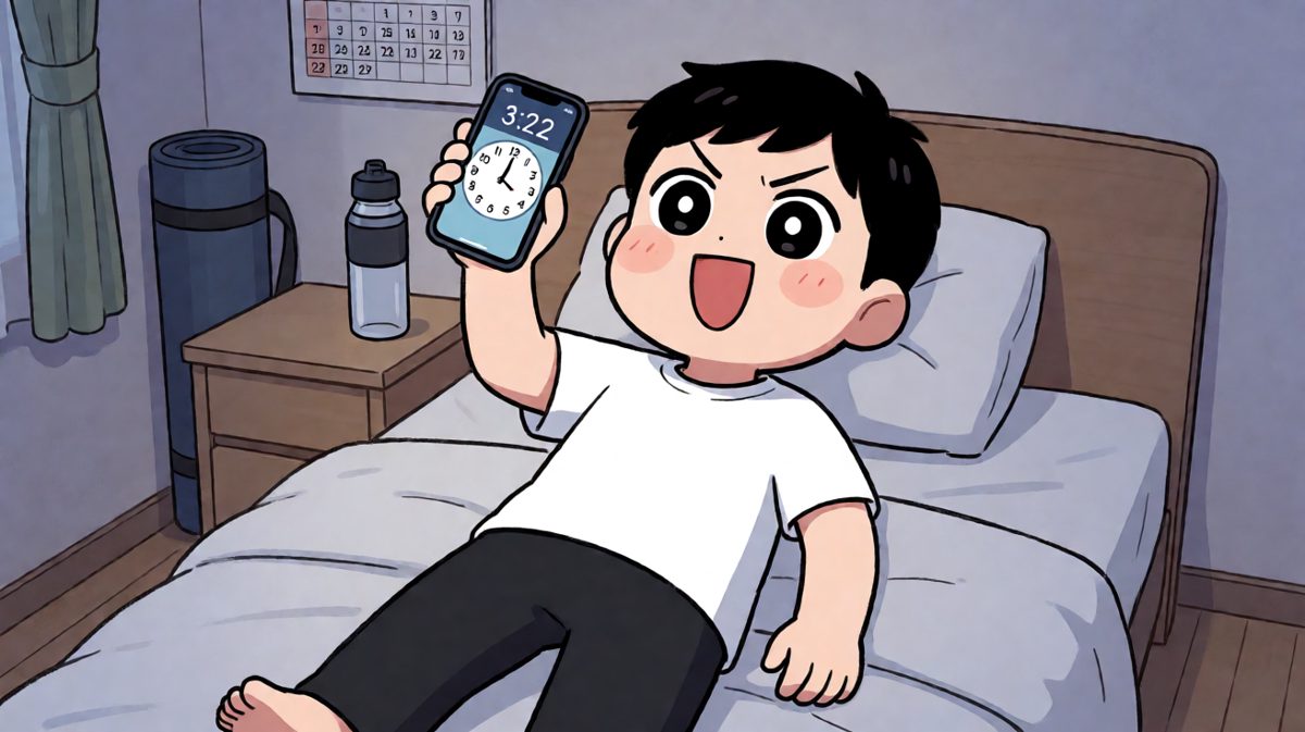 深夜立下雄心壮志，誓要早起运动改变人生！
