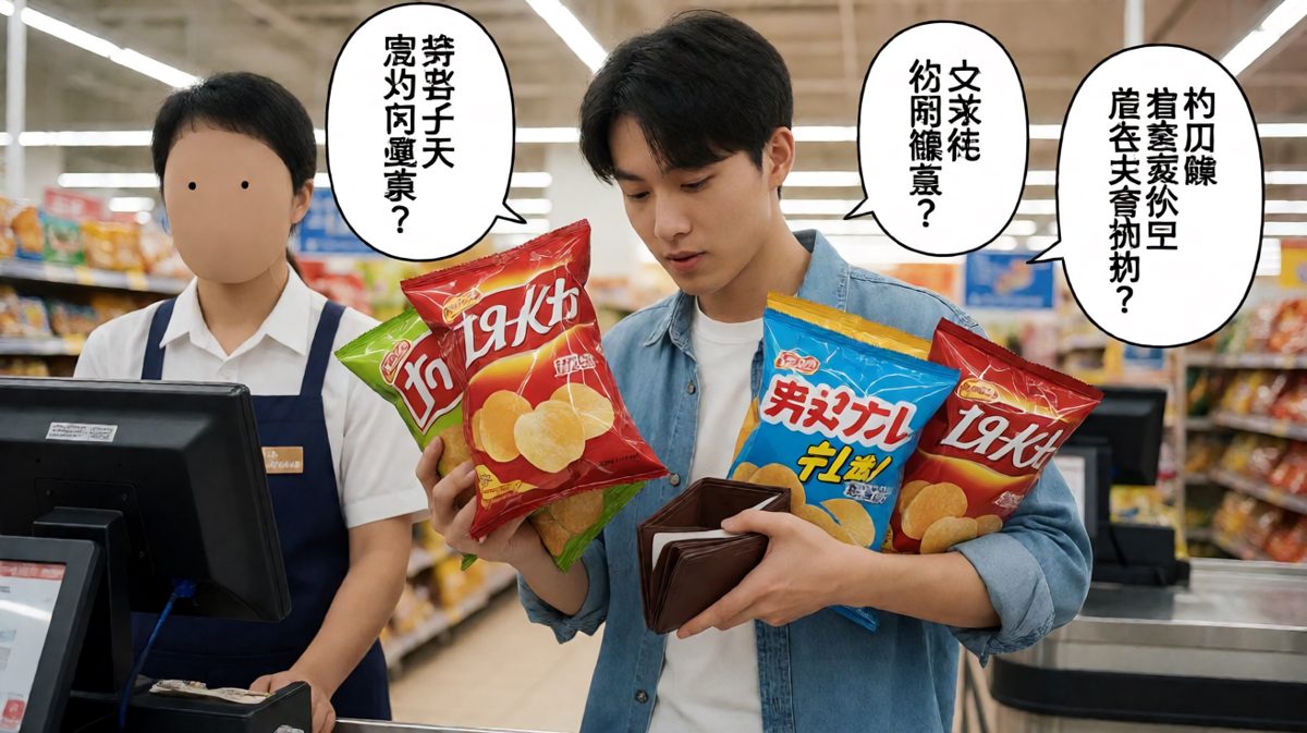 结账时发现钱包比脸还干净