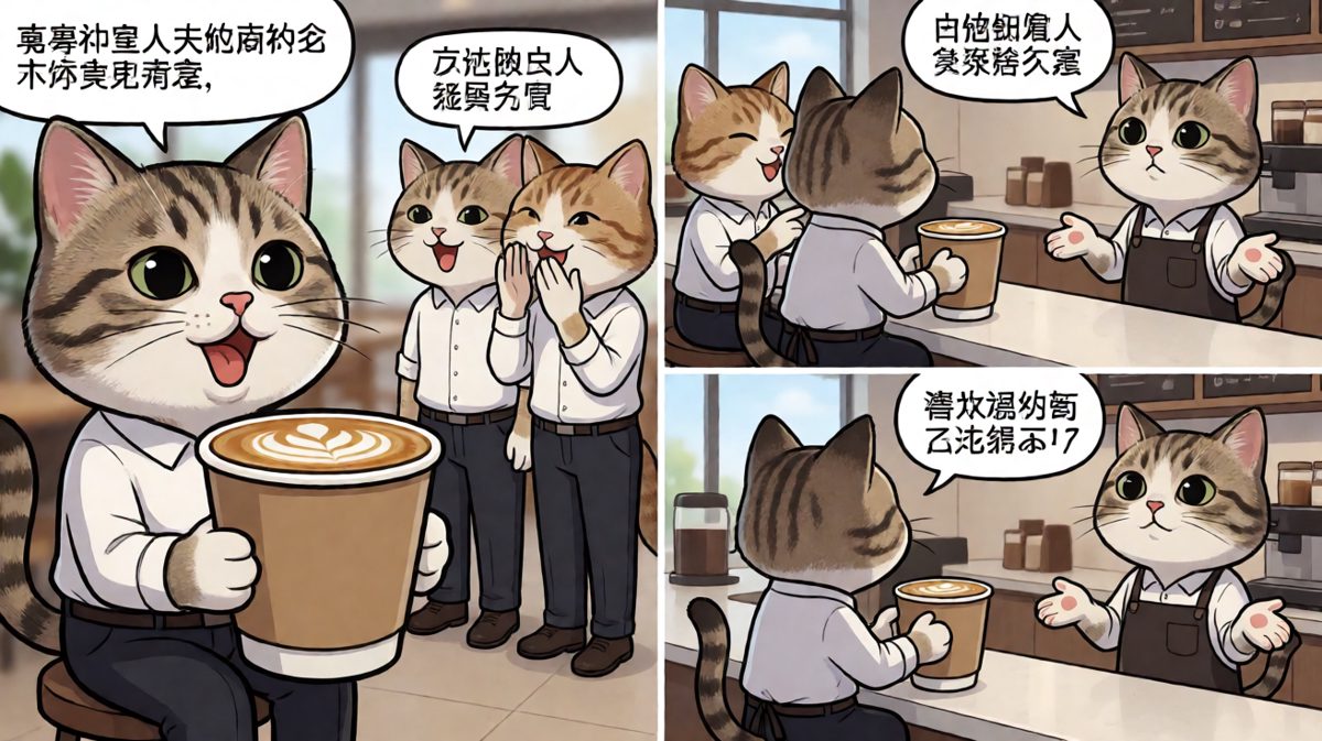 点完才发现点了超大杯，端着还洒了一身。