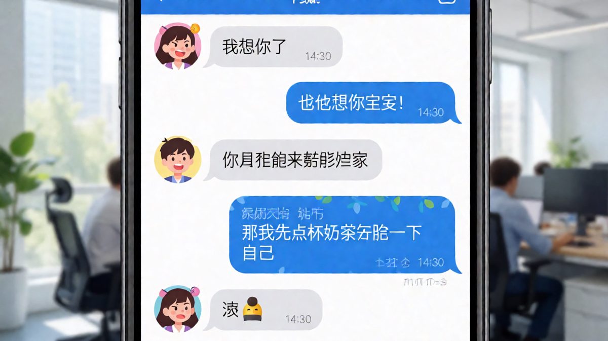 「想你」后面往往跟着一个「帮我干活」。