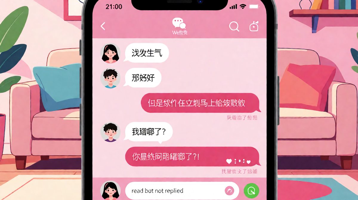 「我没生气」是情侣吵架的信号弹。