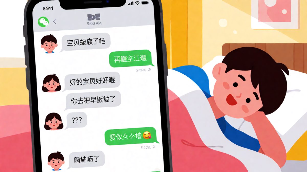 「再睡五分钟」的真相是让你当厨师。