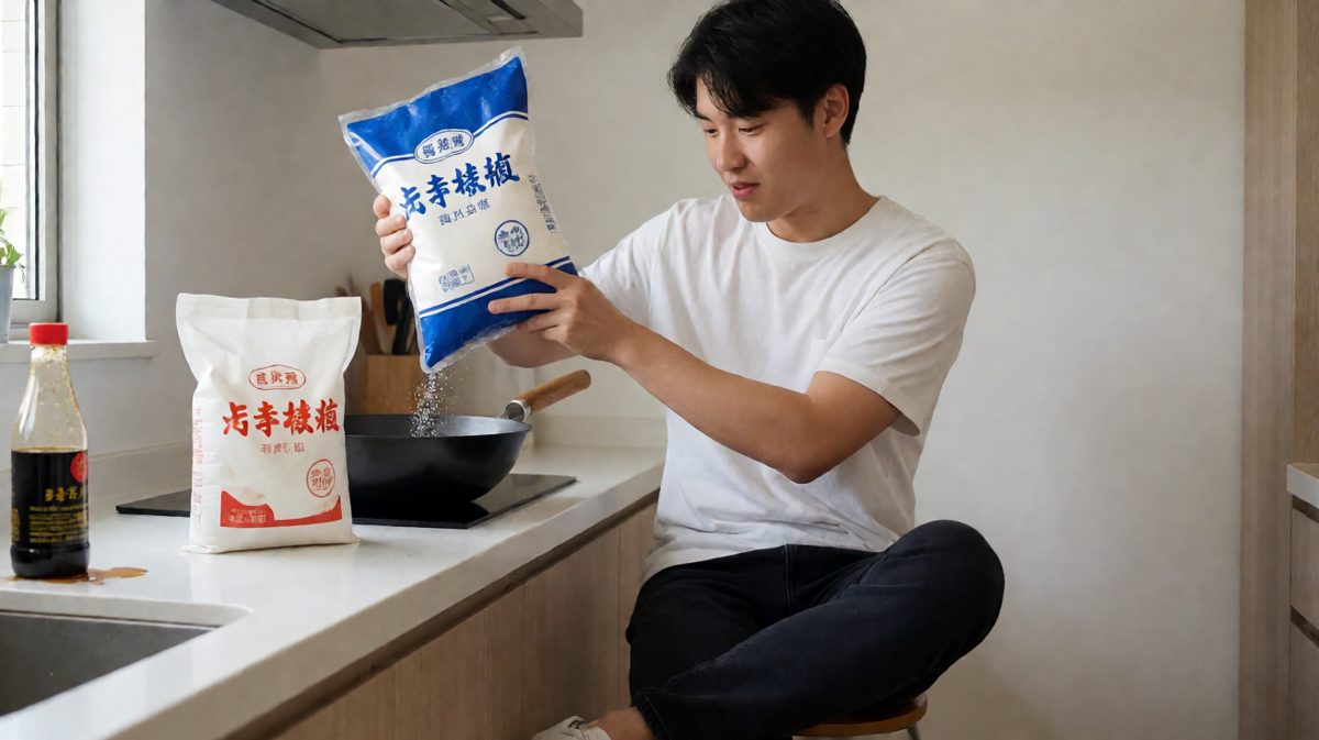 手忙脚乱，盐糖不分
