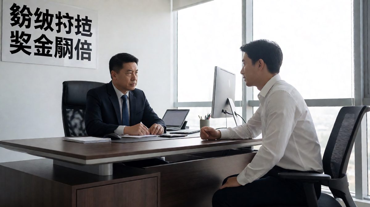 老板说要给'大大的奖励'，结果奖励的是早点来上班