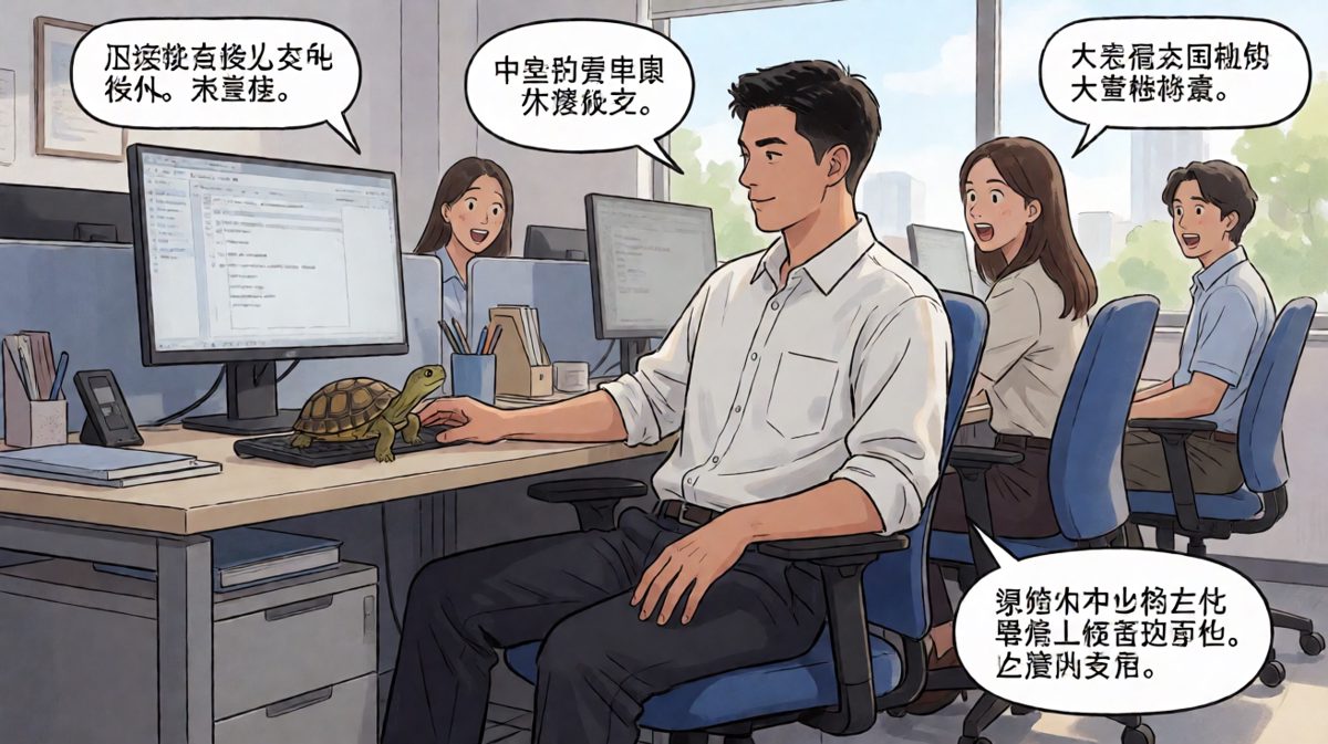 社畜的治愈担当：龟速治愈一切焦虑