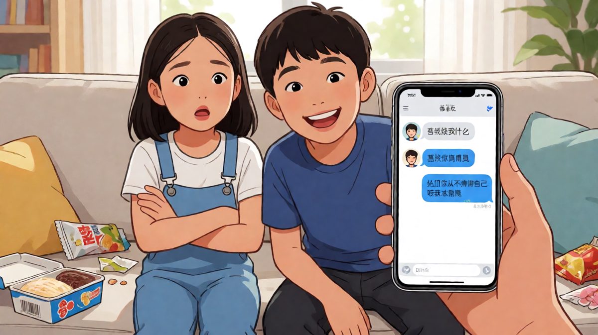 「喜欢你的真实」——比如从不掩饰偷吃我冰淇淋