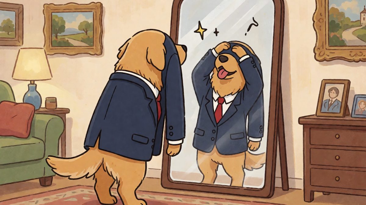狗狗：主人今天不在家，我自己就是老板！