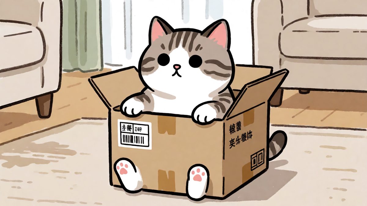 猫咪：只要我够努力，箱子就装不下我膨胀的灵魂！