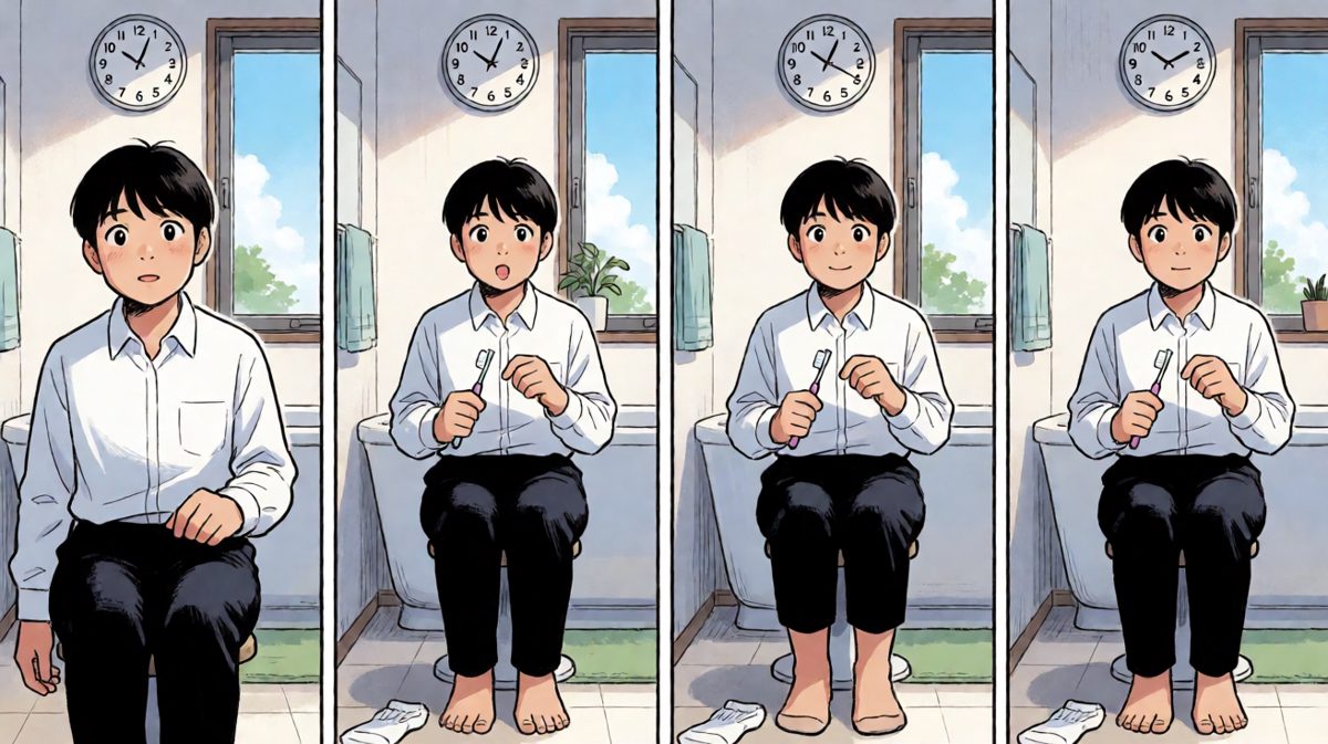 糟了！7:25了！我迟到了！