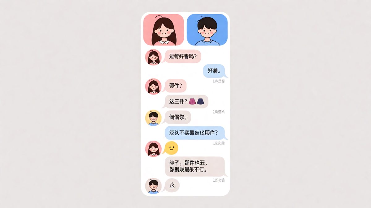 穿搭选择题：'随便你' = 你选错了我也不会告诉你，但你一定猜不对