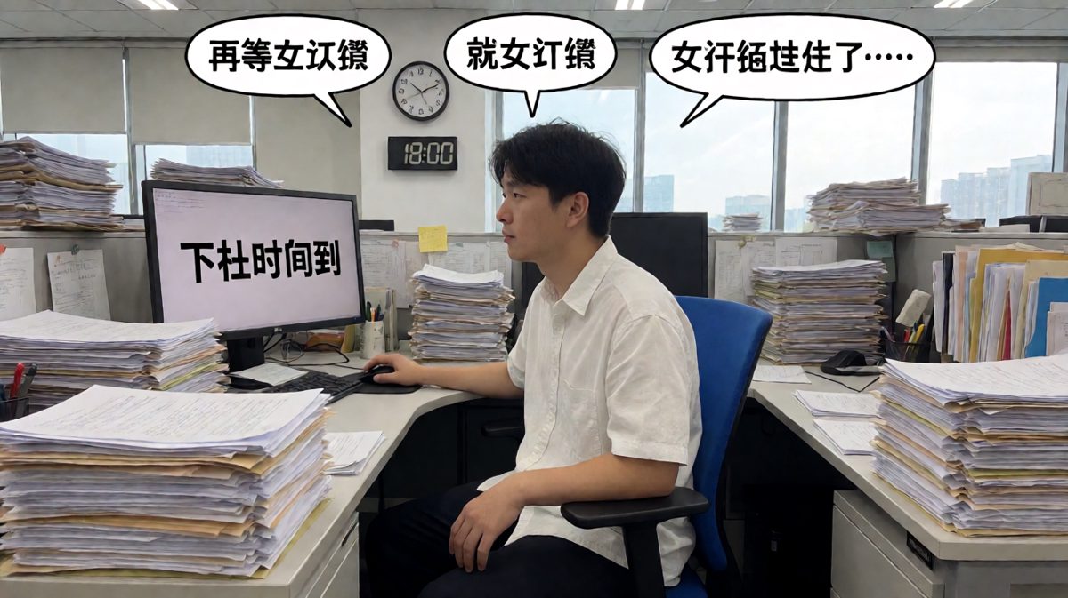 下班不走，是一种态度，也是一种玄学。