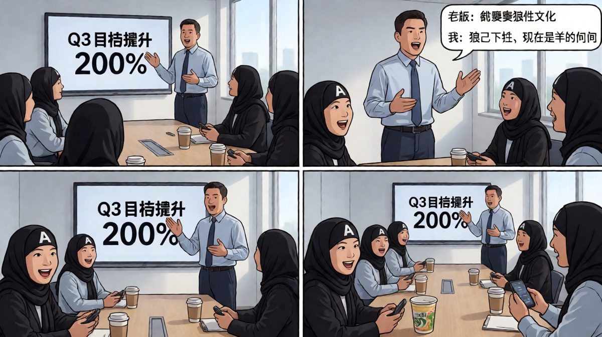老板谈狼性，我睡我的