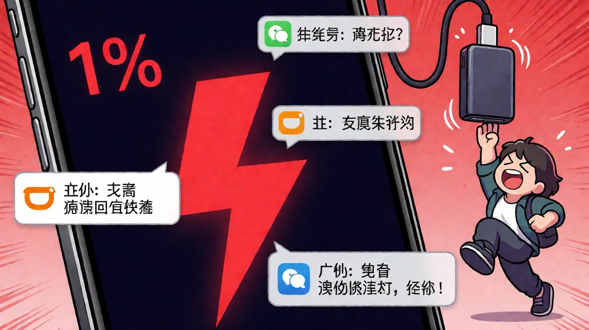 电量1%时的世界末日级焦虑