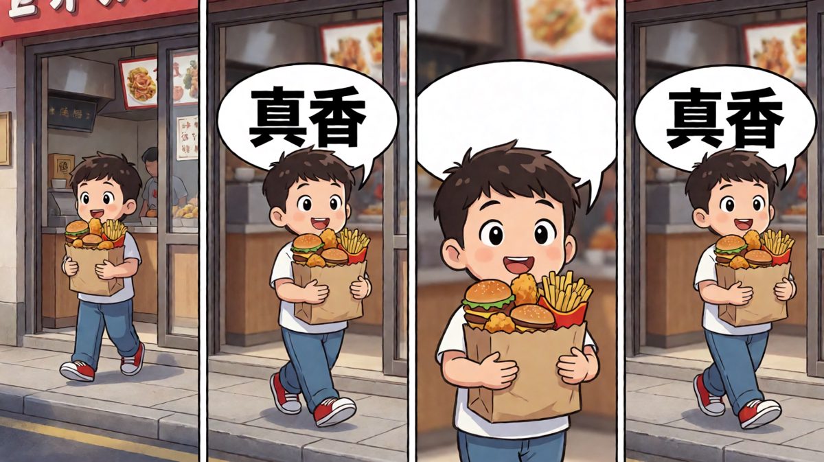 路过美食店彻底破防